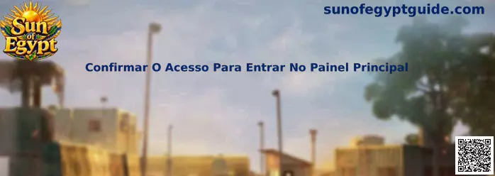 Confirmar acesso ao painel