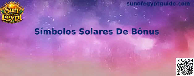 Símbolos Solares De Bônus no Sun of Egypt