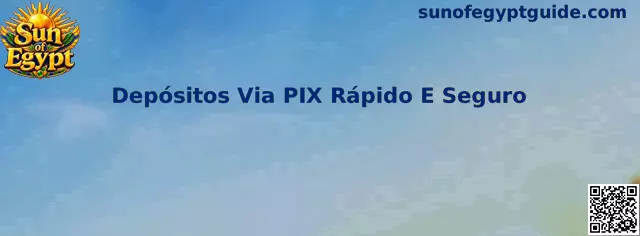 Depósitos via PIX seguro